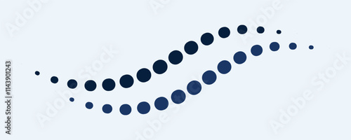 abstract background with dotted waves