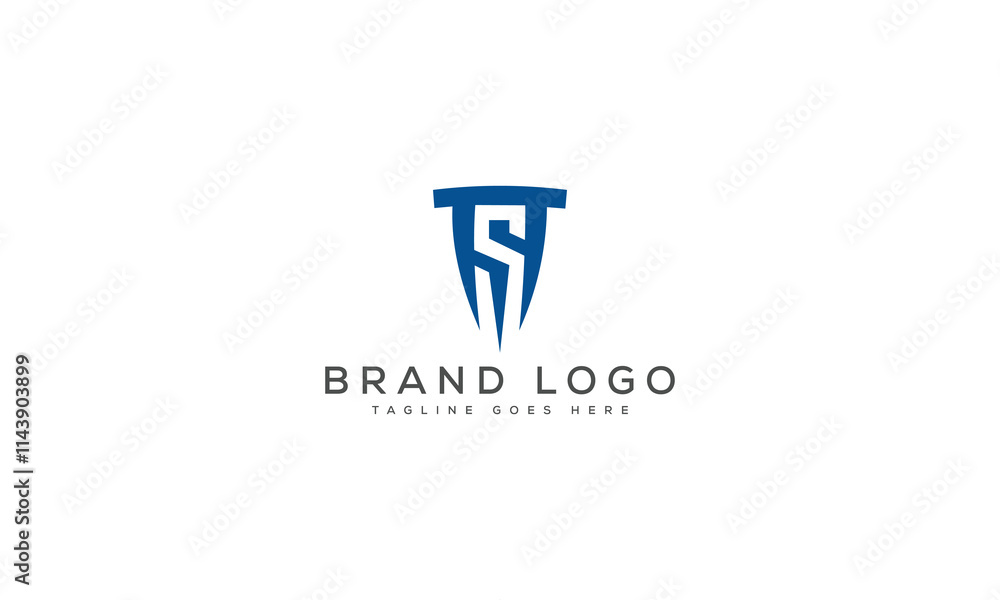 letter TS logo design vector template design for brand. letter TS logo design vector template design for brand.
