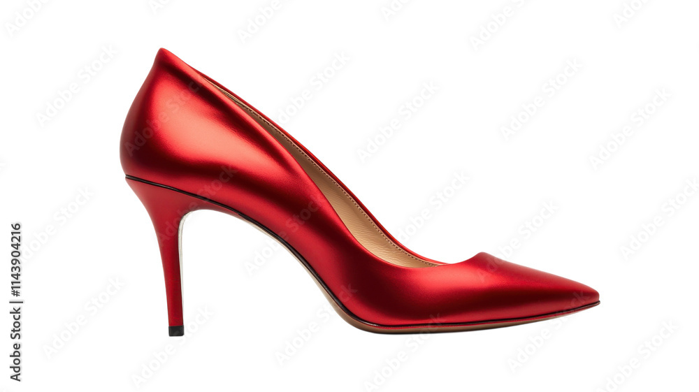 Stylish Red High Heeled Shoes Perfect for Fashion Forward Outfits and Special Occasions. Stylish Red High Heeled Shoes Perfect for Fashion Forward Outfits and Special Occasions.