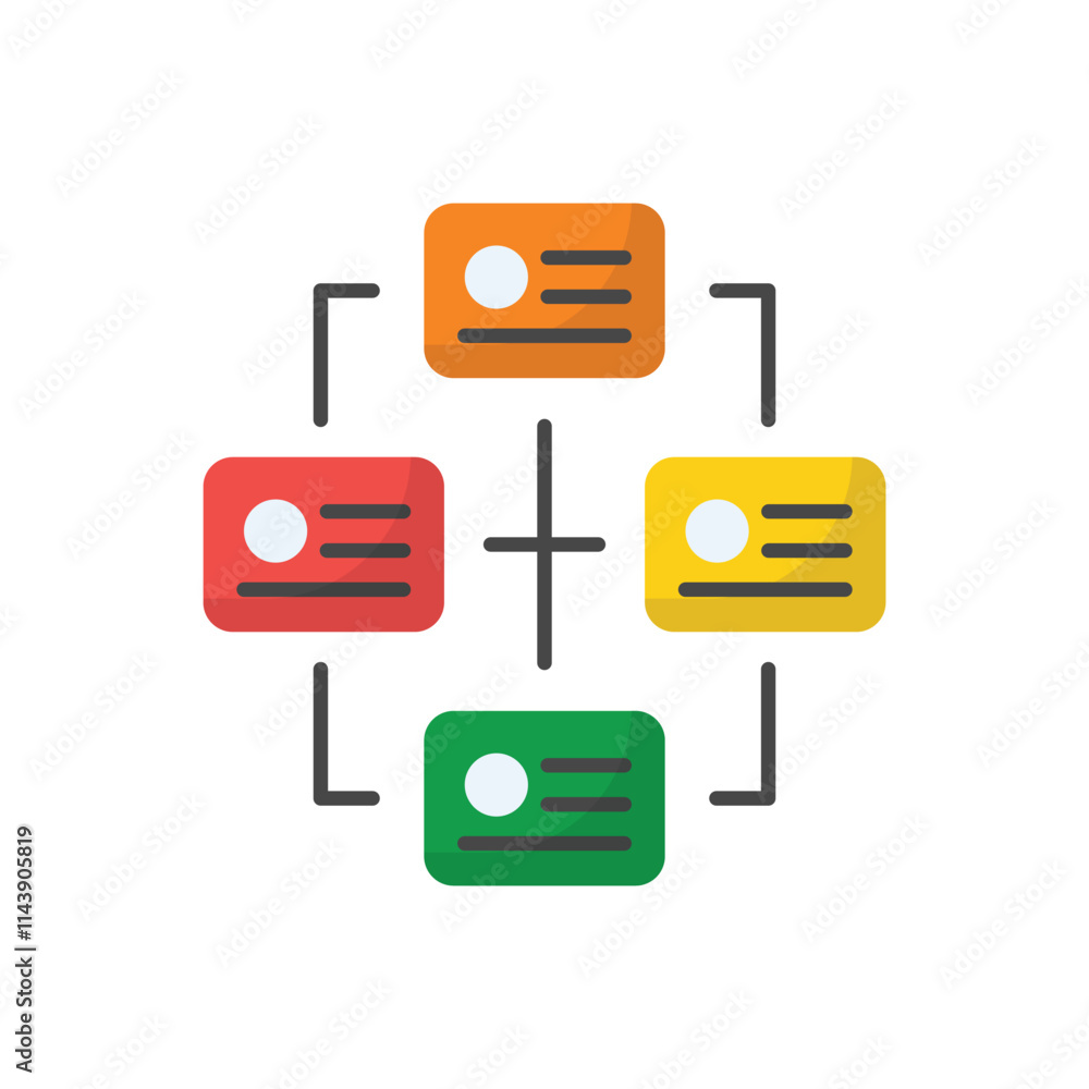 Planning Structure vector icon
