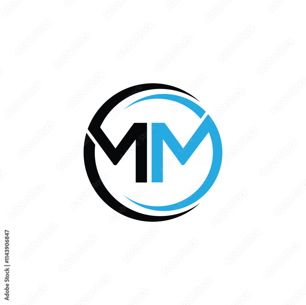 Letter MM Brand Identity Logo Design Vector illustration template Letter MM Brand Identity Logo Design Vector illustration template