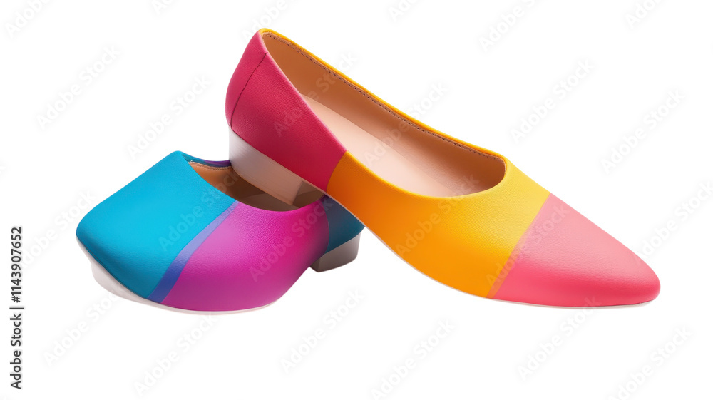 A Pair of Vibrant Ballet Flats Perfect for Fashion Forward Individuals Looking to Elevate Their Footwear Choices with a Splash of Color and Style. A Pair of Vibrant Ballet Flats Perfect for Fashion Forward Individuals Looking to Elevate Their Footwear Choices with a Splash of Color and Style.