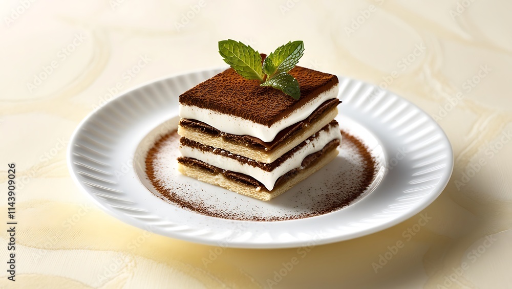 Capture the essence of indulgence with this exquisite tiramisu dessert photography. This image showcases a perfectly plated slice of tiramisu, featuring velvety mascarpone cream layered delicately. Capture the essence of indulgence with this exquisite tiramisu dessert photography. This image showcases a perfectly plated slice of tiramisu, featuring velvety mascarpone cream layered delicately.