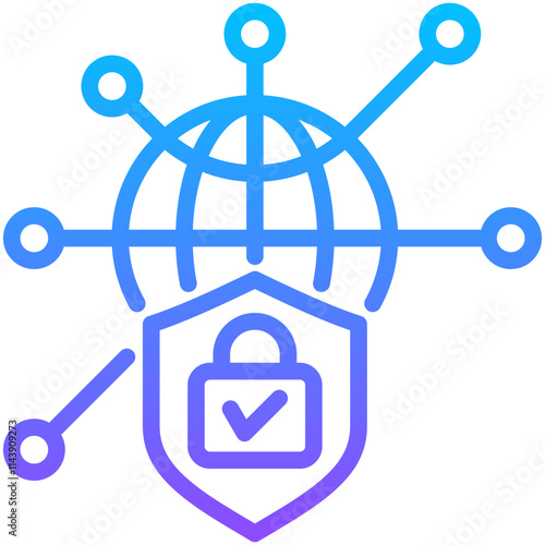 Secure Network Icon
