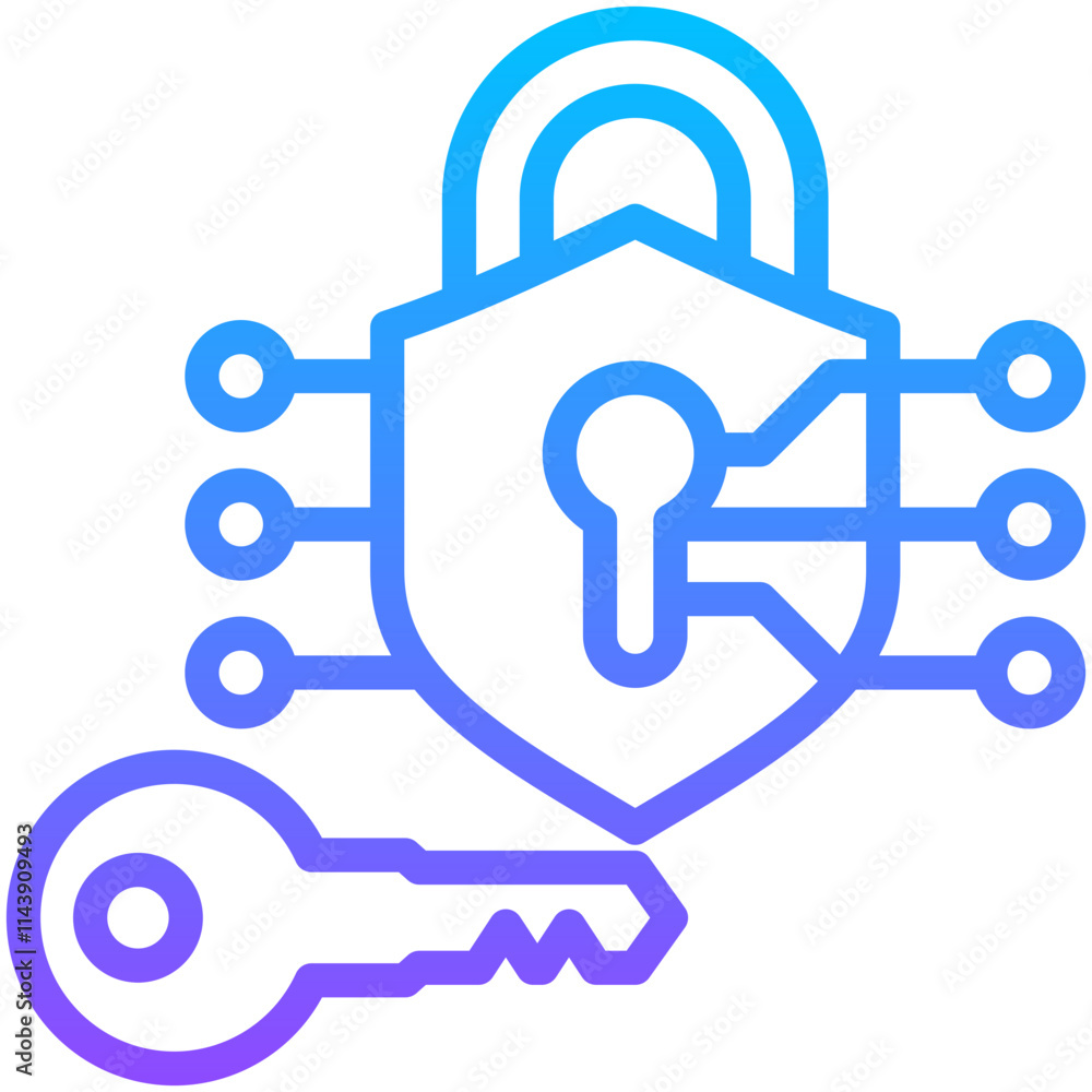 Cryptography Icon Cryptography Icon