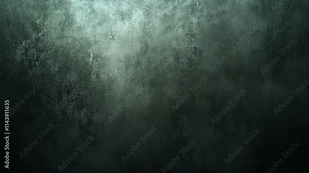 Fototapeta premium Textured dark green wall with a subtle gradient, perfect for a dramatic backdrop.