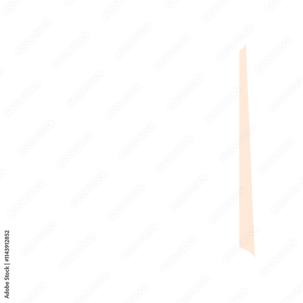 Obraz premium Note paper shape