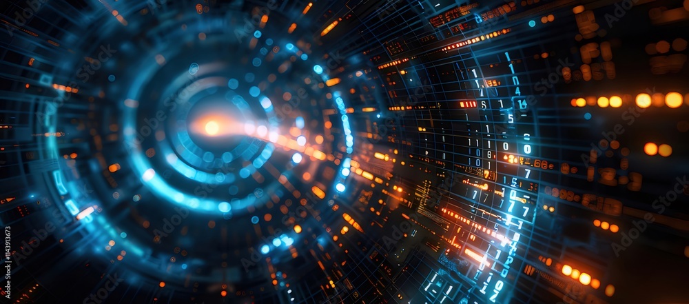 Abstract futuristic digital technology background. Abstract futuristic digital technology background.