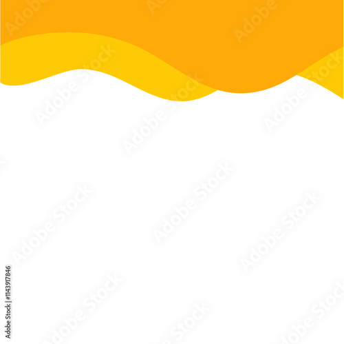 Abstract Design Element for Top and Bottom Web Page. Divider Shape for Website.