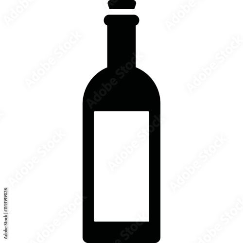 Simple vector icon wine
