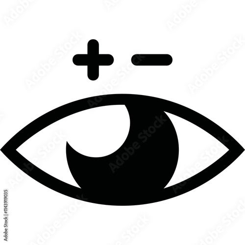 Simple vector icon eye

