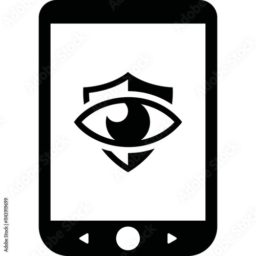 Simple vector icon electronic book