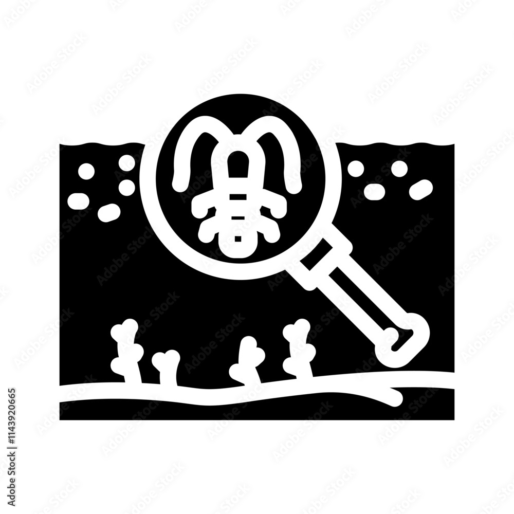 plankton world ocean glyph icon vector. plankton world ocean sign. isolated symbol illustration plankton world ocean glyph icon vector. plankton world ocean sign. isolated symbol illustration