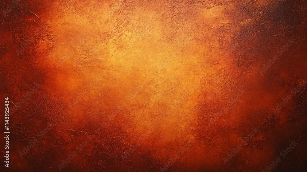 Obraz premium Fiery orange and brown textured background.