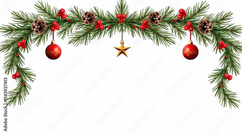 christmas background with fir branches and decorations christmas background with fir branches and decorations