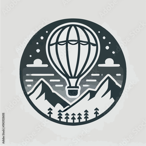 Illustration of a ballon air