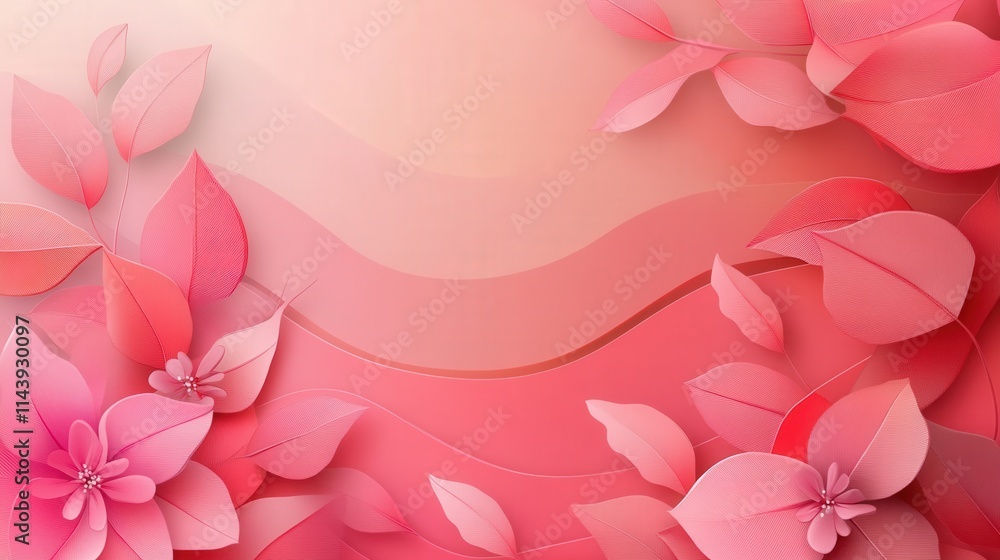 Fototapeta premium background pink spring flowers
