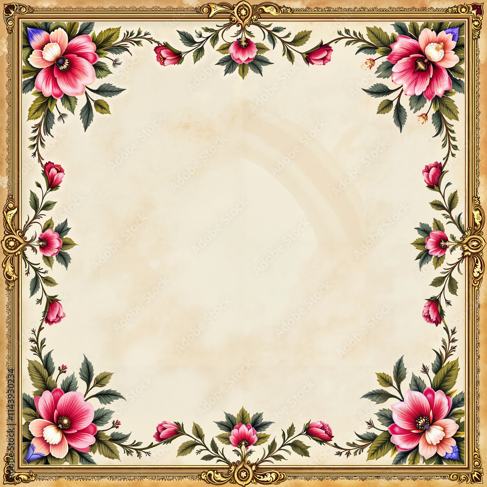 Framework for photo or congratulation.