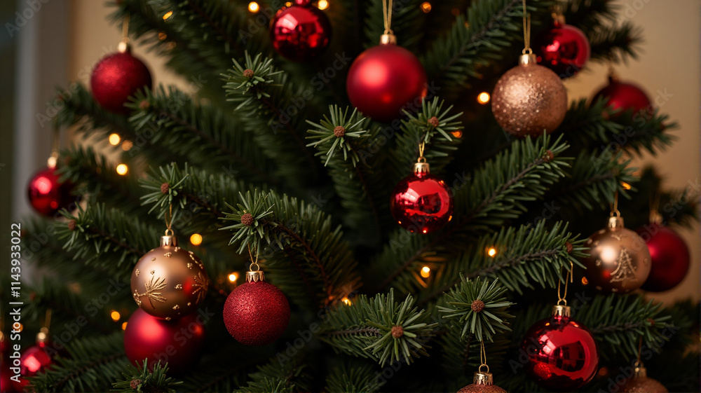 christmas tree and decorations christmas tree and decorations