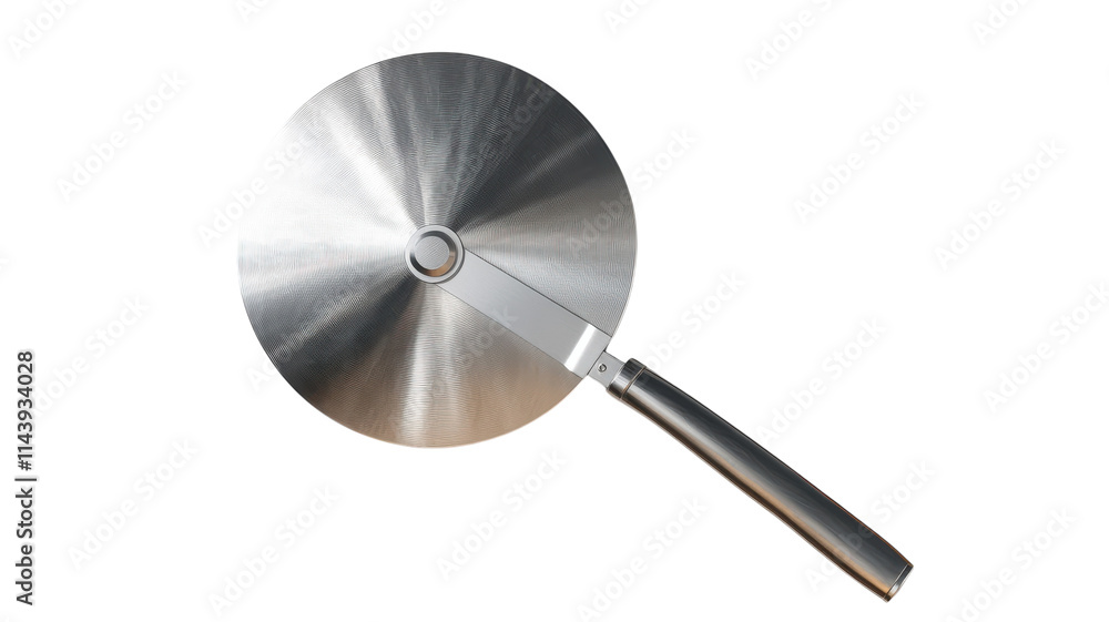 A stainless steel pizza cutter designed for precision slicing, perfect for home cooks and professional chefs, ensuring seamless pizza preparation and serving.. A stainless steel pizza cutter designed for precision slicing, perfect for home cooks and professional chefs, ensuring seamless pizza preparation and serving..