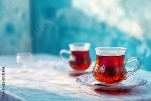 Chinese Tea Culture Concept Background