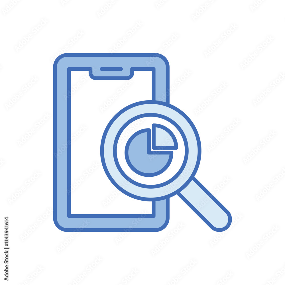 Digital Infographics vector icon Digital Infographics vector icon