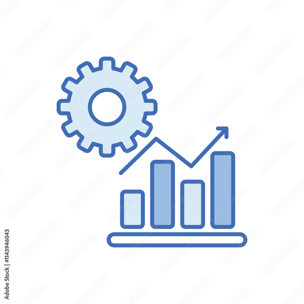 Growth Management vector icon Growth Management vector icon