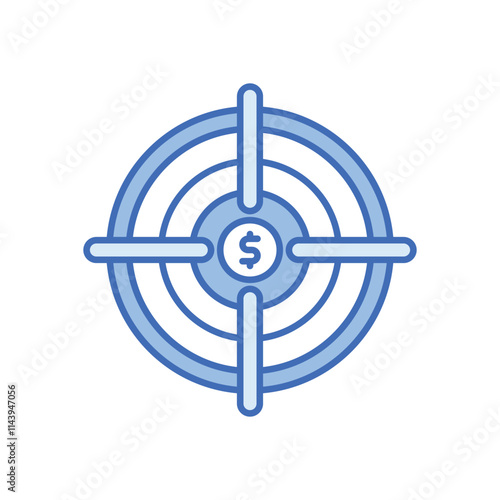 Financial Target vector icon