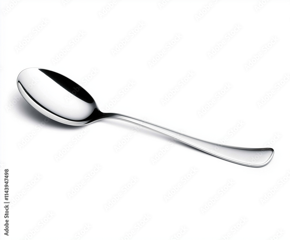 spoon on white background spoon on white background