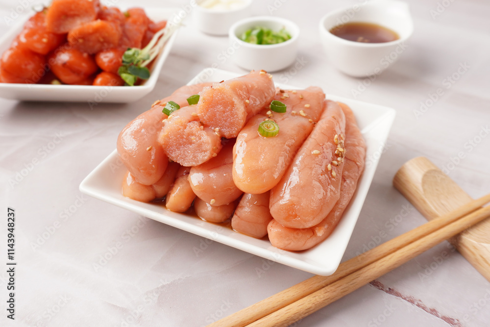 pollack roe
명란젓갈 pollack roe
명란젓갈