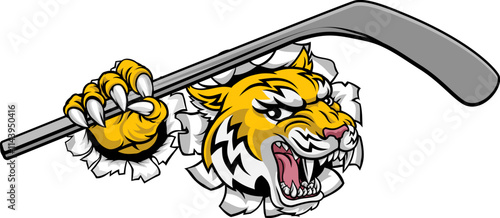A wildcat or bobcat lynx bobcats wildcats sports team ice hockey mascot