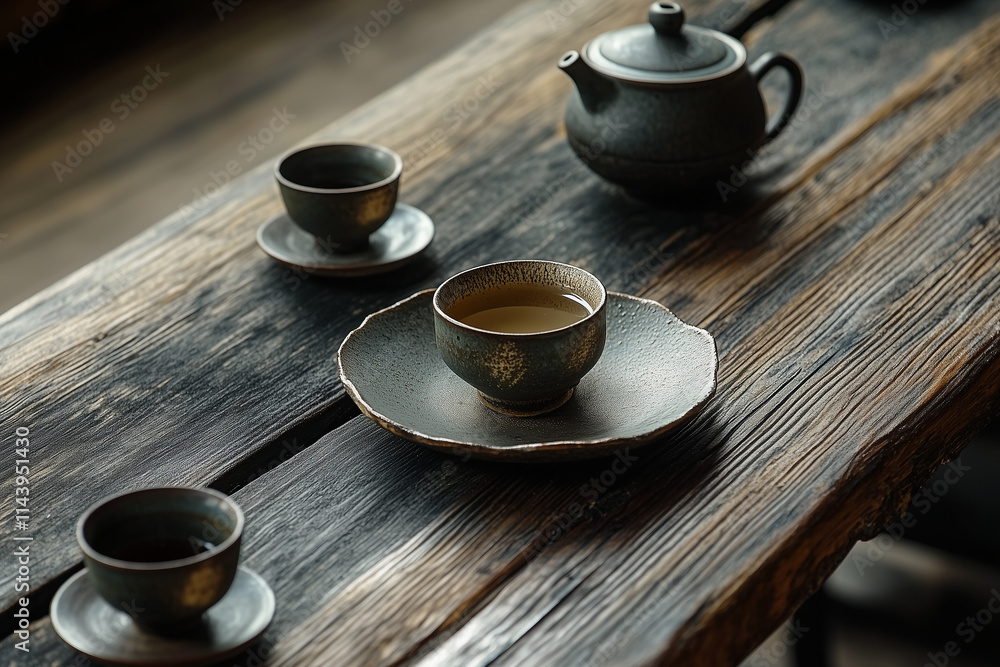 Chinese Tea Culture Concept Background Chinese Tea Culture Concept Background