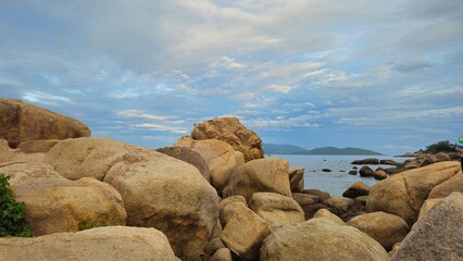 Papier peint photo  Close up of Hon Chong cape rock garden by the sea at Nha Trang city, Vietnam.    © Nature-Andy