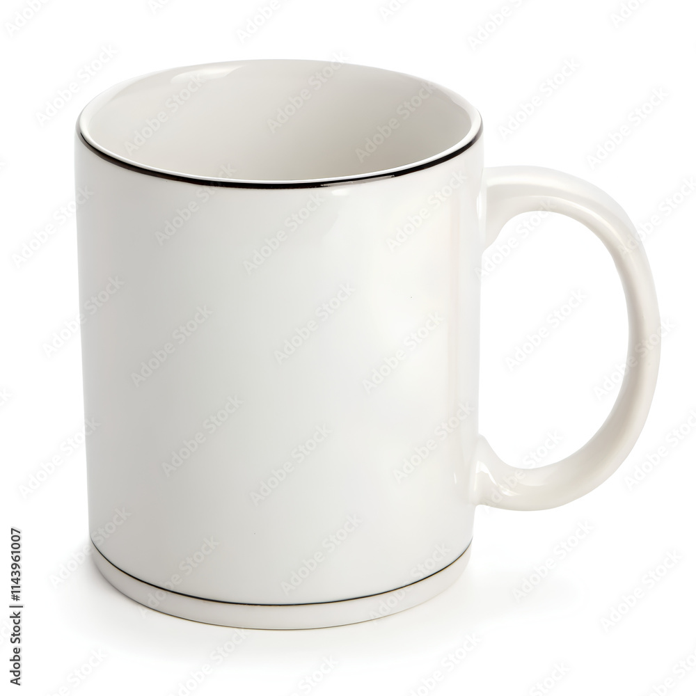 Coffee mug, cut out, On isolated white background, Clipping path Coffee mug, cut out, On isolated white background, Clipping path