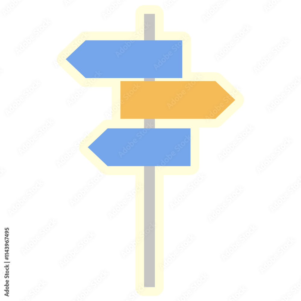 Road Directions Travel Sticker Road Directions Travel Sticker