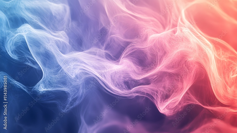 Abstract smoke background with swirling blue and purple smoke, creating a dynamic interplay of light and shadow, mimicking the motion of flames Abstract smoke background with swirling blue and purple smoke, creating a dynamic interplay of light and shadow, mimicking the motion of flames