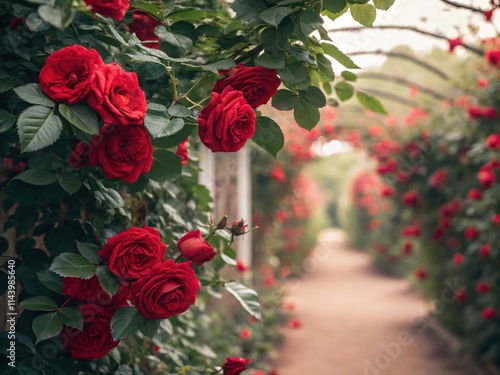 Red rose bouquet, a symbol of love and beauty, perfect for Valentine's Day or a special occasion