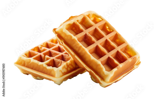 Golden and Fluffy Double Belgian Waffles