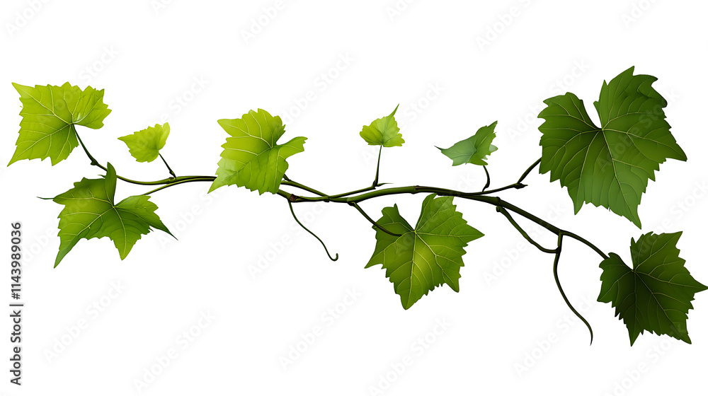 Fresh Green grape vine branch leaves. Greenery. Vine branch, on transparent, png.Fresh grape vine branches with leaves. Fresh Green grape vine branch leaves. Greenery. Vine branch, on transparent, png.Fresh grape vine branches with leaves.
