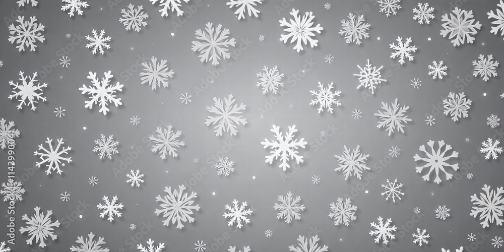 Winter Snowflake Elegance Winter Snowflake Elegance