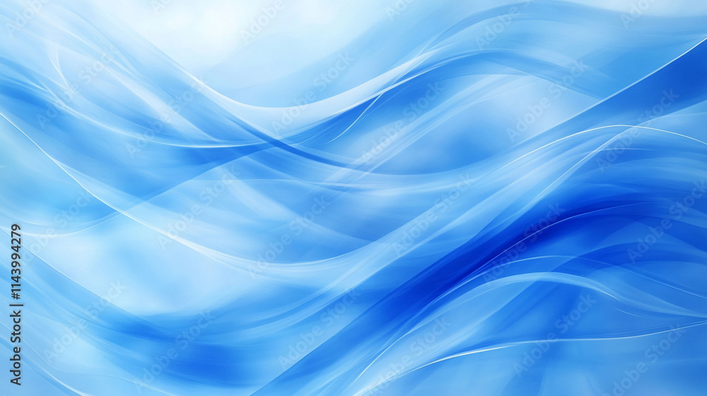 Abstract blue wavy background. Abstract blue wavy background.