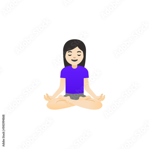 Meditating Person Emoji
