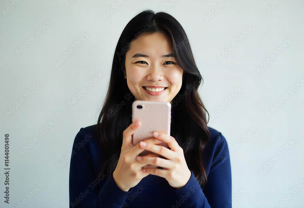 Smiling Woman on a Call Smiling Woman on a Call