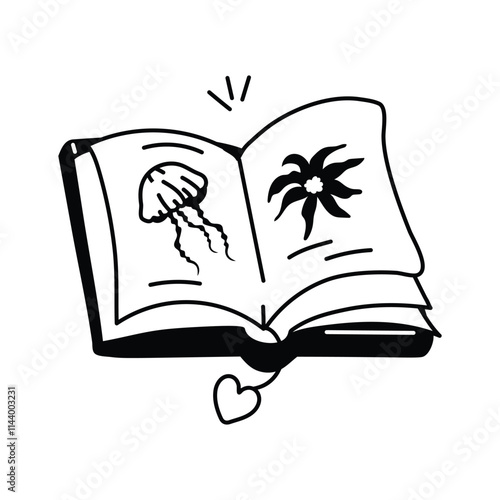 Icon of an art portfolio, ideal for storing and showcasing artwork