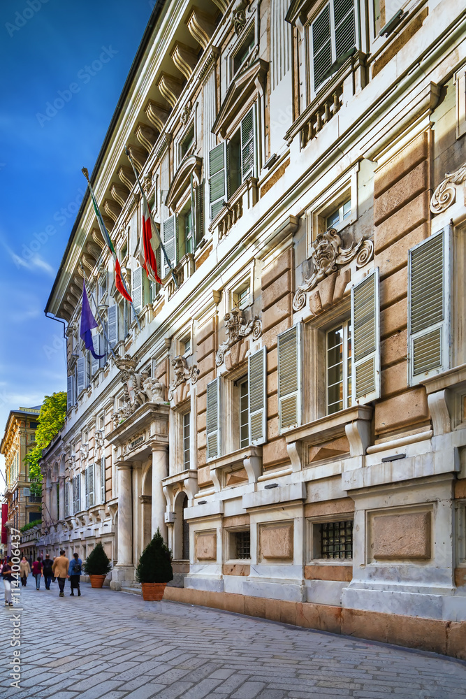 Naklejka premium Palazzo Doria Tursi, Genoa, Italy