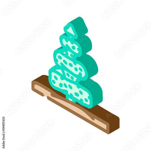 topiary shaping garden maintenance isometric icon vector. topiary shaping garden maintenance sign. isolated symbol illustration