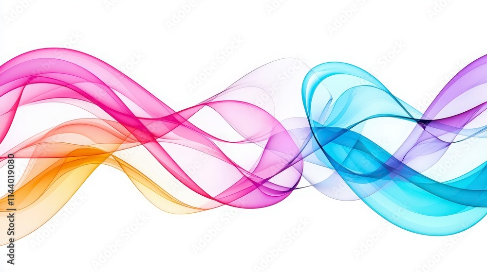 Abstract Colorful Waves. Abstract Colorful Waves.