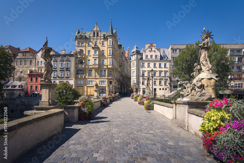 Bridge of St. John, Gothic bridge in Klodzko, Poland