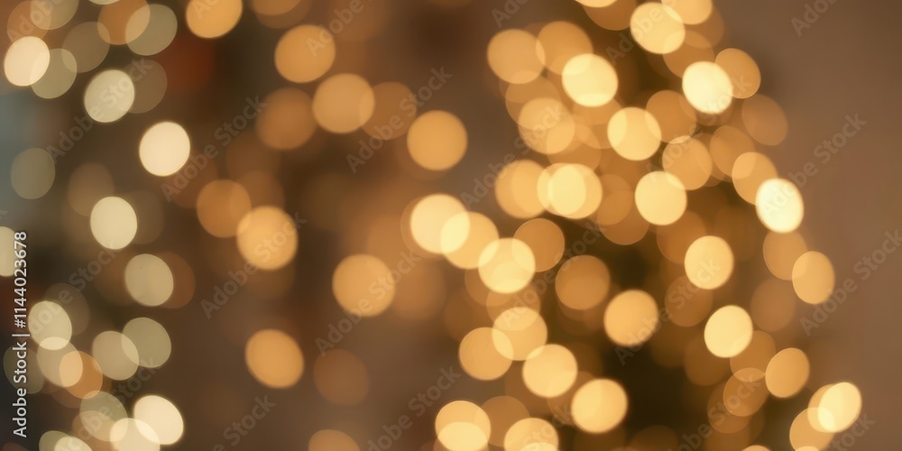 Obraz premium Abstract shimmering lights, festive bokeh, holiday glow, light effects, digital, effect