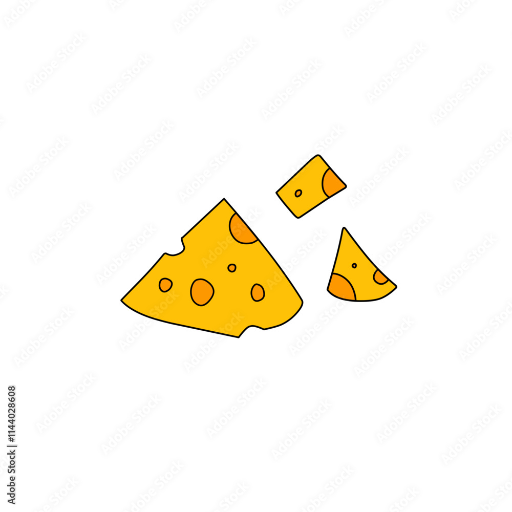 cheese slice vector cheese slice vector